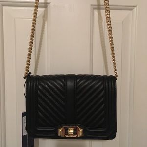 Rebecca Minkoff Small Love Chevron Crossbody